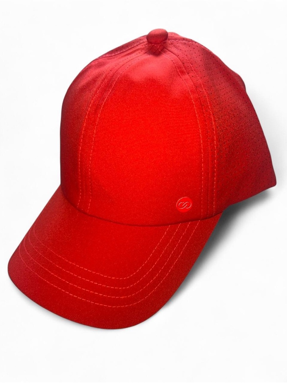 CALIA Red Ponytail Cap